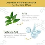 WOW Skin Science Neem & Hyaluronic Acid Pimple Care Face Scrub | Anti-Bacterial | Unclogs Pores | Removes Impurities | Improves Skin Elasticity | Hydrates Skin | 100gms - Fast UK Delivery - Image 4