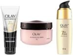 Olay Total Effects Serum &Olay Moisturising Cream, 50g&Olay Face Wash Total Effects 7 in 1 Exfoliating Cleanser - Fast UK Delivery - Image 2