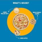 Bagrry's No Added Sugar muesli 1kg| Diet Friendly Muesli with No Added Sugar, Plant Based Muesli | 90% Multi Grains, 60% Fibre Rich Oats with Bran | Whole Grain Breakfast Cereal | Helps Manage Weight | Plant Based - Fast UK Delivery - Image 7