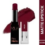 MILA Beaute Pro Matte Lipstick | Creamy Matte Lipstick | Shade - Helen, 4.2g The Flawless Makeup Primer for Face Makeup For All Skin Types - Fast UK Delivery - Image 4