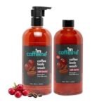 mCaffeine Super Saver Body Wash Combo with Berries | De-Tan & Deep Cleanse Shower Gel for Women and Men | Enriched With Vitamin C | For All Skin Types | Saver Pack with Refill Unit (800 ml) - Fast UK Delivery - Image 2