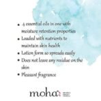 moha: Moisturizing Lotion for extra Dry Skin Deep Moisture For Face & Body With Benefit of Aloe Gel, Almond, Coconut & Olive Oil - 200ml (Pack of 1) - Fast UK Delivery - Image 5