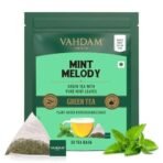 VAHDAM, Mint Green Tea Bags (50 Count) | Low Caffeine, Non-GMO, Gluten-Free, Naturally High Grown Green Tea | Resealable Ziplock Pouch | Plant - Based Pyramid Tea Bags | Direct from Source - Fast UK Delivery - Image 2