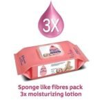 Johnson's Baby Wet Wipes | 144 Wipes | Alcohol & Soap Free | Prevents Rashes & Redness | with 3X Moisturising Lotion | As Mild as Pure Water | Enriched with Glycerin | - Fast UK Delivery - Image 5