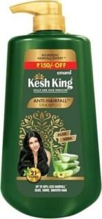 Kesh King Ayurvedic Anti-Hairfall Shampoo | Reduces hairfall | 21 Ayurvedic herbs | No Paraben & No Silicon | Enriched with Aloe Vera, Bhringraja & Amla | 1000 ml - Fast UK Delivery - Image 2
