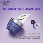 Olay Night Cream: Regenerist Retinol 24 Moisturizer, 50 g - Fast UK Delivery - Image 5
