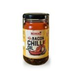 Nomad Food Project | Bacon Chilli Oil (180 gms) | Made with real Bacon | Garlicky, Umami, and Spicy | Perfect for momos, stir-fries, pizza, noodles, and more. - Fast UK Delivery - Image 2