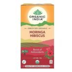 ORGANIC INDIA Moringa Hibiscus 25 Tea bags (Pack of 1) - Fast UK Delivery - Image 2
