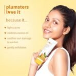 Plum Turmeric & White Clay Acne Action Face Wash | Fights Acne & Controls Excess Oil | With Turmeric & Orange Peel | Non-Drying, Clay-Based, Sulphate Free Face Wash | 100% Vegan | 100ml - Fast UK Delivery - Image 4