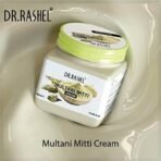 DR.RASHEL Multani Mitti Face Cream For Women and Men (380 Ml) | All Skin Types |Soft and Healthy Skin | Repairing & Nourishment | Deep Hydration & Moisturization | 100% Vegan | Paraben Free - Fast UK Delivery - Image 3