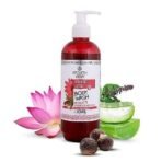 Ayouthveda Aquatic Lotus Body Wash with Rich Blend Of Aloevera, Lotus & Holy Basil |Refreshes, Deep Cleanses & Hydrates the Body | Gentle body wash for Daily use (Pack of 1-300ml) - Fast UK Delivery - Image 2