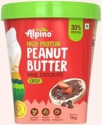 ALPINO High Protein Dark Chocolate Peanut Butter Crisp 1kg - Roasted Peanuts, Dark Chocolate, Whey Protein & Pea Protein 30g Protein, Gluten Free - High Protein Peanut Butter Crispy - Fast UK Delivery - Image 2