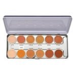 Fashion Colour Colour Correction Natural Makeup Base Full Palette - For All Skin Tones, Dermatologically Approved Creamy & Long Lasting, Total 12 Colours Available Natural Finish - Fast UK Delivery - Image 2