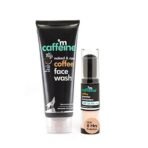 mCaffeine Cleanse & Protect Kit with Coffee Powder Sunscreen SPF 50 PA+++ & Coffee Face Wash | Deeply Cleanses, Repairs UV Damage and for Oil-Free & Ultra Soft Skin | Upto 8 Hrs Sun Protection - Fast UK Delivery - Image 2