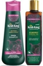 Kesh King Ayurvedic Onion Shampoo with 21 Herbs, Reduces Hairfall & Boost Hair Growth, 300ml And Ayurvedic Onion Oil 100ml - Fast UK Delivery - Image 2