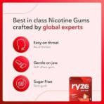 RYZE Fruit Blast Nicotine Gum 2 gm | Pocket-Friendly Pack of 30 (90 gums) | Freedom from Smoking & Tobacco | Easy on Throat | WHO & FDA Approved | Sugar Free | Teeth Whitening - Image 4