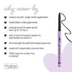 Plum Eye-Swear-By Kohl Kajal | Deep Black Kajal Pencil | Matte Finish | Smudge Proof & Waterproof | Makeup 0.35g (Pack of 2) - Fast UK Delivery - Image 3