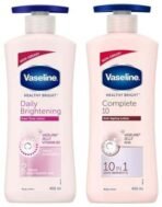 Vaseline Healthy Bright Body Lotion 400 ml, Daily Brightening Moisturizer with Sunscreen & Vaseline Healthy Bright Complete 10 Body Lotion, Anti- Ageing Lotion, 400 ml - Fast UK Delivery - Image 2