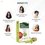 INDUS VALLEY 100% Bio Organic Amla Powder (Indian Gooseberry Powder) Phyllanthus emblica | Natural & Fresh For Healthy Hair - 200 gm - Fast UK Delivery - Image 5