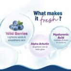 Aqualogica Illuminate + Hydra Gel Moisturizer with Wild Berries & Alpha Arbutin | 24 Hour Intense Hydration | Water-Like Gel Texture | Non-Sticky & Quick Absorbing for Luminous Skin | 200 g - Fast UK Delivery - Image 6