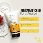 Dr. Sheth's Kesar & Kojic Acid Oil-Free Sunscreen SPF 50+, PA++++ | Reduces Pigmentation & Provides Healthy Glow |For Oily Skin|Lightweight, Non Greasy UVA/UVB & Blue Light & IR Protection | No white cast | 50g - Fast UK Delivery - Image 7