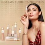Just Herbs Concealer for Face Makeup With Liquorice Root Dewy Finish, Full Coverage Ultra Blendable Dark Circle Spot Brightening and Correcting Concealer 6ml (Ivory) - Fast UK Delivery - Image 3