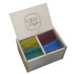 Chai Craft Boxful of surprises- 40 teabags in a pine wood box Pack of 1 - Fast UK Delivery - Image 3