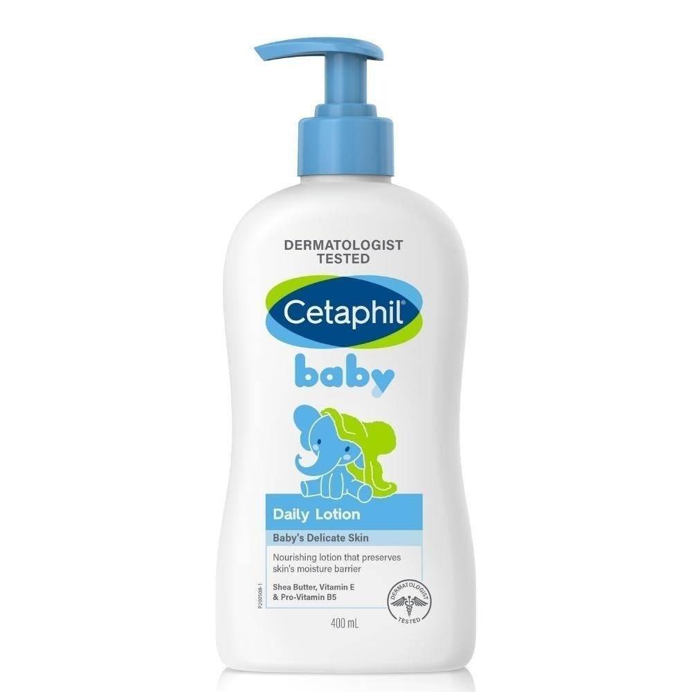 uk41CjUu5-z3L-1-1.jpg CETAPHIL Baby Daily Lotion (400ml) And Cetaphil Baby Gentle Wash And Shampoo (230ml) Combo - Fast UK Delivery - Image 1