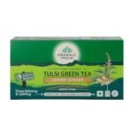 Organic India Tulsi Green Tea Lemon Ginger 100 Teabags - Fast UK Delivery - Image 2