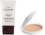 Colorbar Cosmetics Flawless Finish Primer, Transparent, 30 ml & Colorbar Radiant White UV Compact Powder, Sandy Nude, 9g - Fast UK Delivery