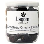 Lagom Gourmet Seedless Omani Dates 200g | All Natural | No Preservatives | No Added Sugar | Gluten Free | Vegan | Plant Based | Non GMO | Dates Dry Fruits | Khajur | Khajoor | Khejur - Fast UK Delivery - Image 2