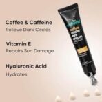 mcaffeine Coffee Under Eye Cream Gel for Dark Circles, Puffiness & Fine Lines | 94% Users Saw Reduced Dark Circles | with Built-In Cooling Massage Applicator | Vitamin E for Puffiness - 15 Gm - Fast UK Delivery - Image 5