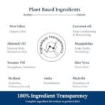 Blue Nectar Ayurvedic Baby Hair Oil with Organic Ghee, Almond Oil, Coconut Oil & Olive Oil for Hair and Scalp (18 Herbs, 200 ml) - Fast UK Delivery - Image 5