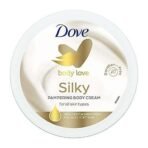 Dove Body Love Silky Pampering Body Cream For All Skin Types Paraben Free, 24hrs Moisturisation With Plant based Moisturiser Silky Soft Skin 300g - Fast UK Delivery - Image 2