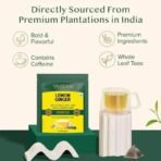 VAHDAM, Lemon Ginger Green Tea Bags - 50 Pyramid Tea Bags | Low Caffeine, Non-GMO, Gluten Free | Fruity Flavor - Zesty Lemon & Orange Peel | Resealable Ziplock Pouch | Brew Hot or Iced Tea - Fast UK Delivery - Image 5