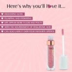 Glam 21 Lip Plumper With Hyaluronic Acid | Lightweight Lip Gloss With High Shine Glossy Finish For Fuller And Plump Lips | 03 Red Lights - 5 Gm - Fast UK Delivery - Image 4