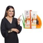 Ayouthveda Papaya Vera Face Scrub With Walnuts, Green Tea & Vitamin-E For Radiant & Glowing Skin 100gm - Fast UK Delivery - Image 3