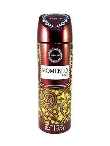 uk41DS7ajriQL-1-1.jpg Armaf Momento Lace Perfume Body Spray For Women 200ML - Fast UK Delivery - Image 1
