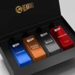 Beardo Perfumes Giftset For Men (Pack of 4 x 20ml) Whisky Smoke, Godfather, Tsunami and Black Musk | Long Lasting Perfume Musk & Woody Fresh Fragrance | Valentines day gift for husband | Gift for boyfriend | Gift for Men| Anniversay gift | Couple gift - Fast UK Delivery - Image 3