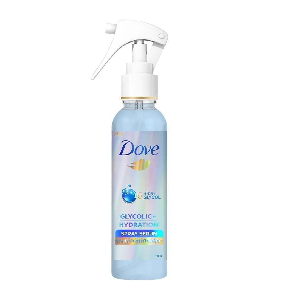uk41DUWNSdbTL-1-1.jpg Dove Glycolic + Hydration Serum Spray 110 ml with Hydra-Glycol for Upto 100 hours of hydrated, fluid hair. - Fast UK Delivery - Image 1