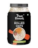 True Elements Rolled Oats 1.2 kg - Diet Food | 100% Wholegrain, Gluten Free Oats | Oats for Weight Management | High Fibre, Rich in Protein | Jumbo Oats useful for oatmeal - Fast UK Delivery - Image 2