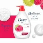 Dove Renewing Raspberry Body Wash with Lime for Renewed Skin, Refreshing Scent, 1L - Fast UK Delivery - Image 7