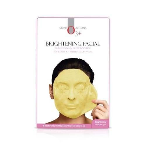 uk41DqL-7JpL-1.jpg O3+ Brightening Facial Kit Includes Milk Wash, Microderma Brasion, Brightening Cream and Peel Off Mask (45g) - Fast UK Delivery - Image 1