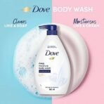 Dove Deeply Nourishing Body Wash, With Exfoliating Beads For Softer, Smoother Skin, 800 ml (Packaging May Vary) - Fast UK Delivery - Image 3