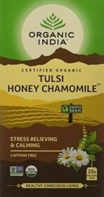 Organic India Tulsi Honey Chamomile - Pack of 25 Tea Bags 1.74g (43.5 Grams) - Fast UK Delivery - Image 2