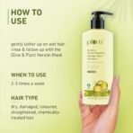 Plum Olive and Plant Keratin Shampoo for Dry, Damaged Hair, with Olive Oil, Plant Keratin, Macadamia Oil I Plant Keratin Shampoo For Women & Men | Sulphate and Paraben Free I 250ml - Fast UK Delivery - Image 4