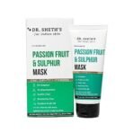 Dr. Sheth's Passion Fruit & Sulphur Mask For Skin Detoxifying|Face Pack That Brightens Skin With Bentonite & Kaolin Clay|For Women & Men| Peel Off Mask, Face Pack For Glowing Skin -50G, 1 Count - Fast UK Delivery - Image 2