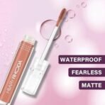Hilary Rhoda Power Of Matte Liquid Lipstick | Buildable Colour | Long Lasting & Matte Finish | Lightweight & Non-Drying Formula | Smudge Proof & Non-Transferable | 3ml (Forever Nude - Shade 03) - Fast UK Delivery - Image 4