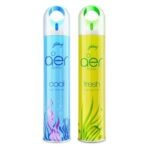 Godrej aer Spray | Room Freshener for Home & Office - Cool Aqua & Fresh Lush Green | Pack of 2 (220 ml each) | Long-Lasting Fragrance - Fast UK Delivery - Image 2
