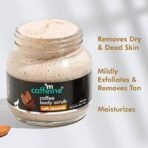 mCaffeine Almond & Coffee Body Scrub for Tan Removal | Exfoliator Creamy Bathing Body Scrub for Dry Skin | Exfoliating Scrub for Body for Women and Men | Natural and Vegan - 200gm - Fast UK Delivery - Image 4